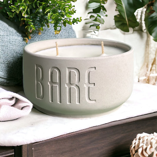 Soy Candle in Ceramic vessel  BARE